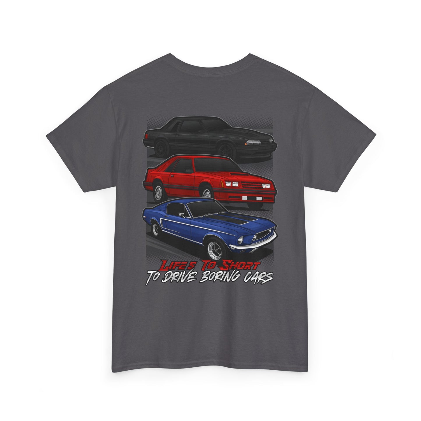Mustang Generations/Vintage Car Graphic Tee