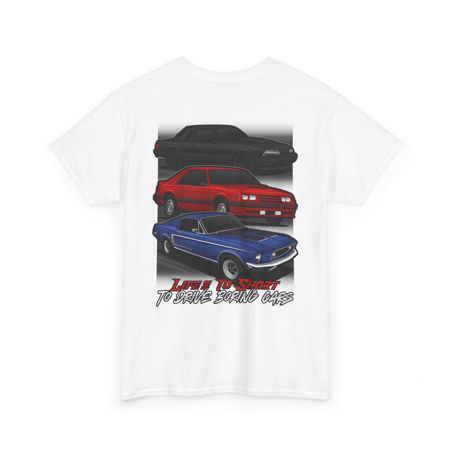 Mustang Generations/Vintage Car Graphic Tee
