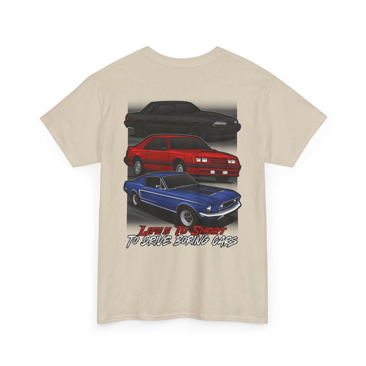 Mustang Generations/Vintage Car Graphic Tee