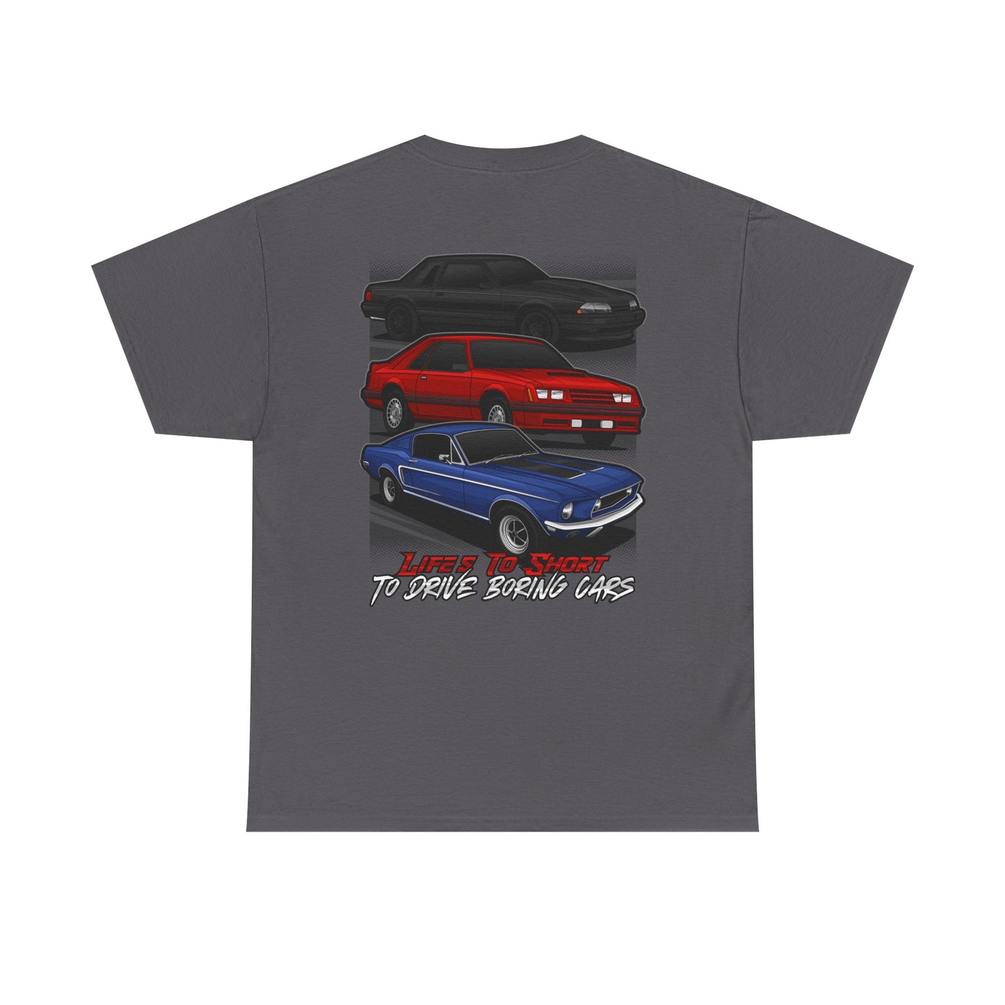 Mustang Generations/Vintage Car Graphic Tee
