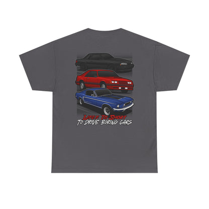 Mustang Generations/Vintage Car Graphic Tee