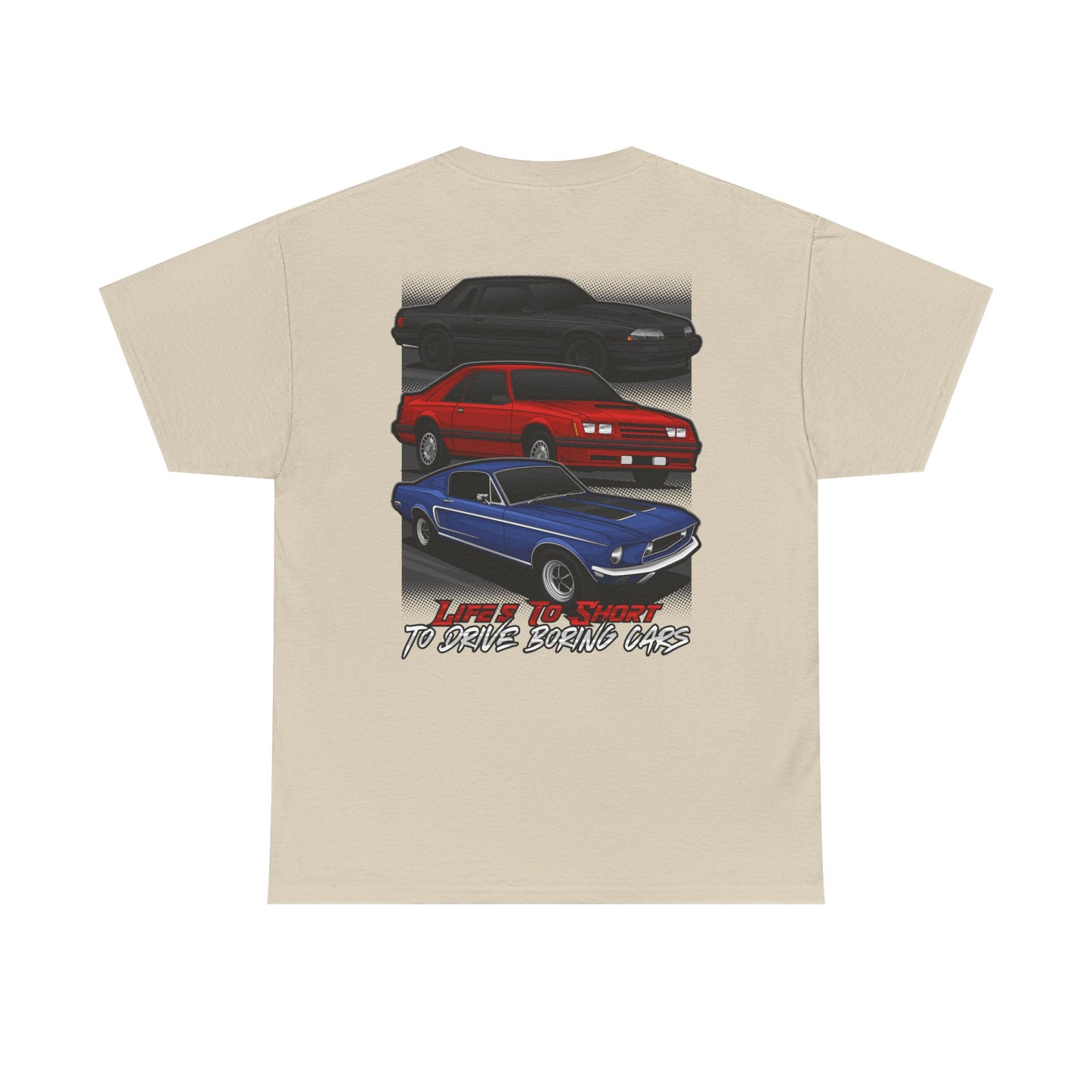 Mustang Generations/Vintage Car Graphic Tee