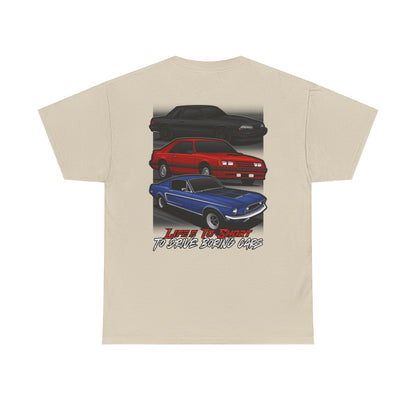 Mustang Generations/Vintage Car Graphic Tee