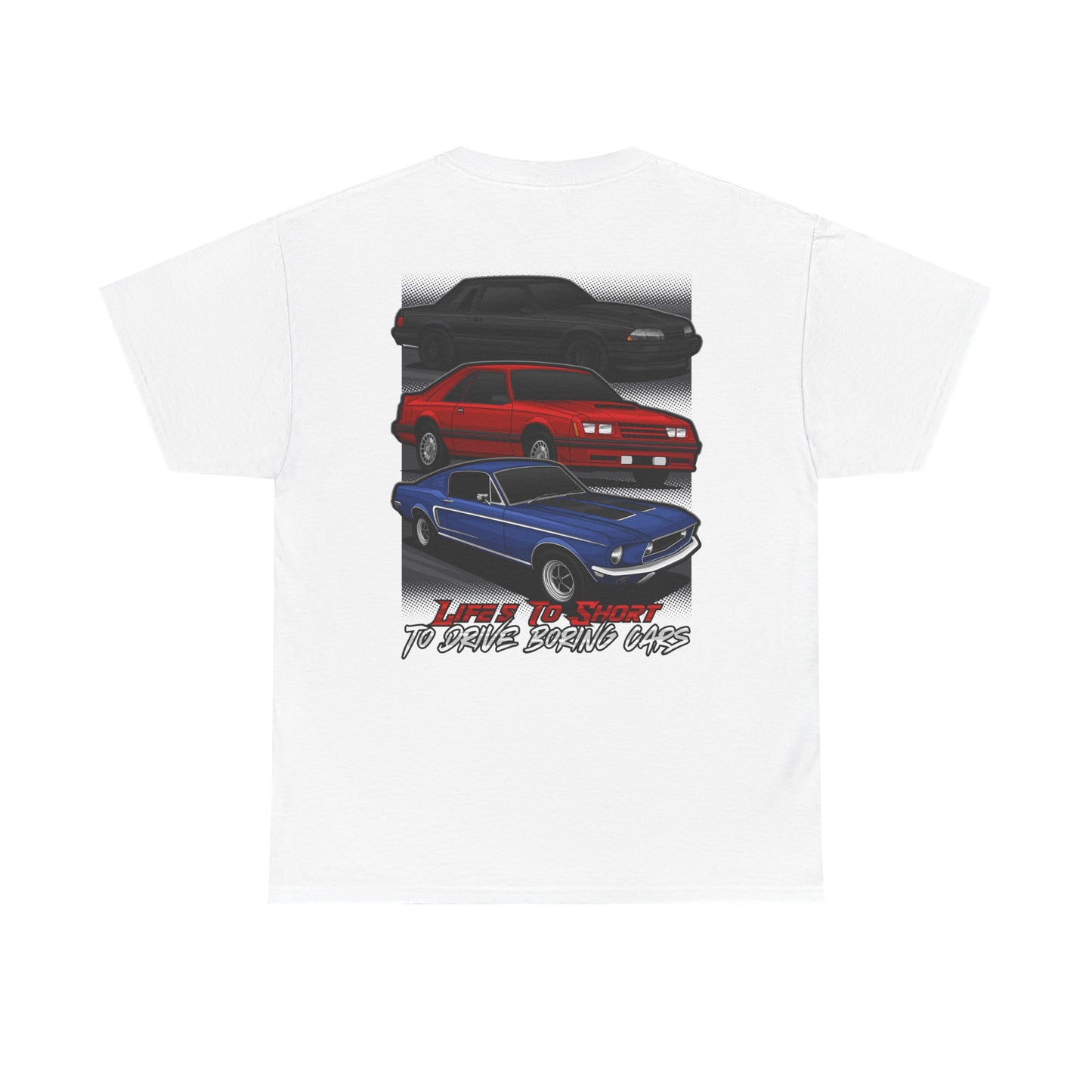 Mustang Generations/Vintage Car Graphic Tee