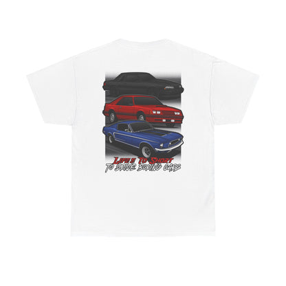 Mustang Generations/Vintage Car Graphic Tee