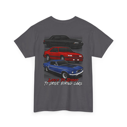 Mustang Generations/Vintage Car Graphic Tee